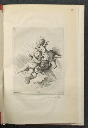 Drei fliegende Putti