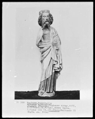 Grabower Altar — linker Flügel, Innenseite: Heilige und Propheten — Heiliger König (Balthasar?)