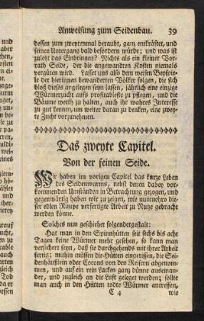 39-43, Das zweyte Kapitel