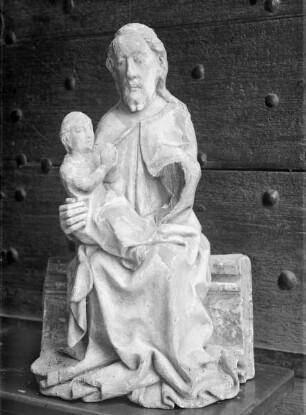 Christus mit der "Seele" Maria auf dem Schoß"