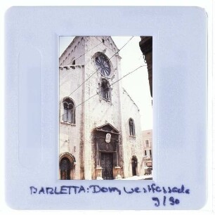 Barletta, Dom : Außenansicht, Westfassade