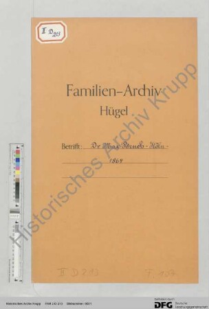 Schriftwechsel zwischen der Firma Krupp und dem Komponisten Max Bruch (Köln)
