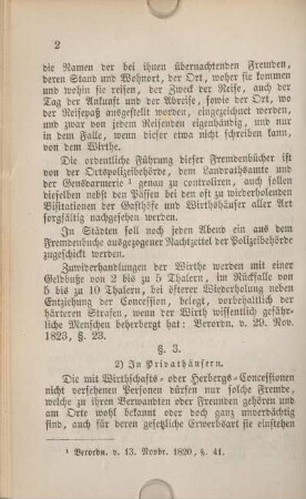 2) In Privathäusern.