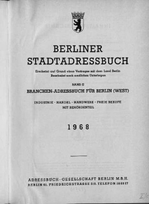 1968,2: Branchen-Adressbuch