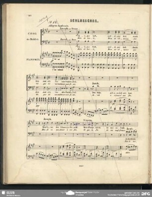 No. 14 Schlusschor: "Gütiger Gott gnädiger Gott / Dieu de bontè Dieu de clèmence"