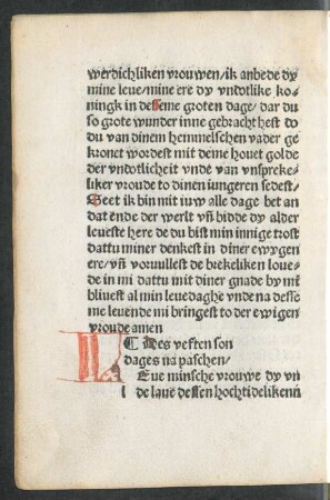 Des veften sondages na paschen/