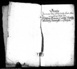 Grenzbeschreibung der zum Amt Gommern gehörenden Dörfer Plötzkau, Gommern, Karith, Vehlitz, Malwitz, Dannigkow und Pretzien