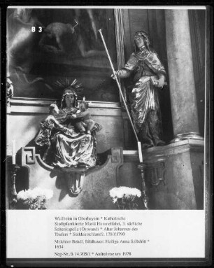 Altar Johannes des Täufers — Heilige Anna Selbdritt