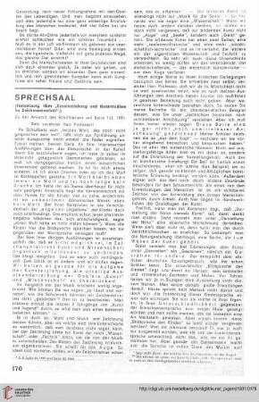 Sprechsaal / Umschau / Buchbesprechungen