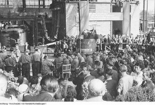 Freital-Döhlen. Edelstahlwerk Döhlen, 1. August 1951