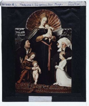 Holbein, Darmstädter Madonna (Madonna des Bürgermeisters Meyer)