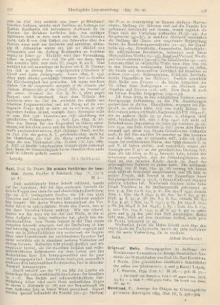 558-566 [Rezension] Wendland, Paul, Anzeige des Obigen in: Göttingsche gelehrte Anzeigen 1899, Heft 4, S. 276 - 304
