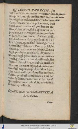 Quaestiones XIII-XV.