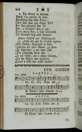 LVII. Canzun Da Seras