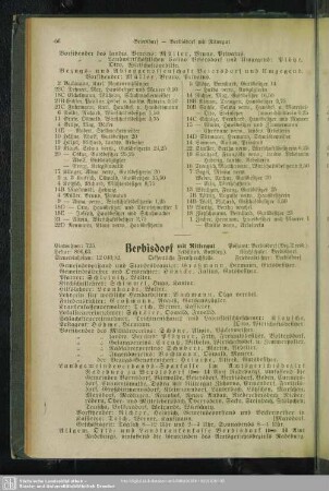 Berbisdorf mit Rittergut
