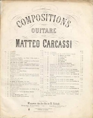 6 airs variés d'une exécution brillante et facile : Op. 18
