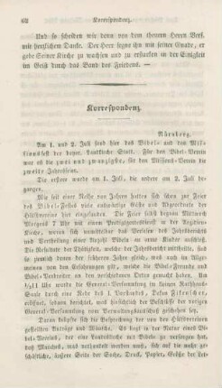62-68 Korrespondenz : Bibel und Missions-Fest in Nürnberg