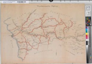 [Karte der] Wegebauinspektion Siegburg [Honnef-Troisdorf- Krottorf].