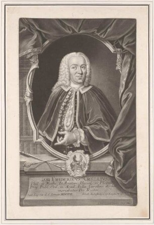 Porträt Johann Friedrich Crell (1707-1747)