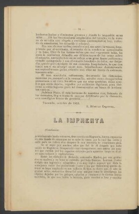La imprenta - (Conclusión)