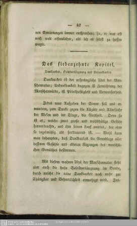Das siebenzehnte Kapitel