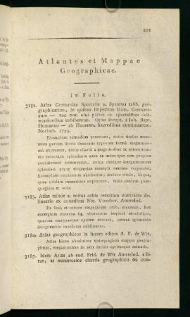 Atlantes et Mappae Geographicae