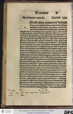 Quid est evum et nunc evi, capitulum LXII.