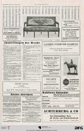 Nr. 32/33 (15. Aug. 1937), S. 5: Preisberichte