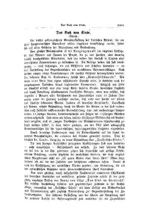 Das Buch vom Kinde : (Schluß)