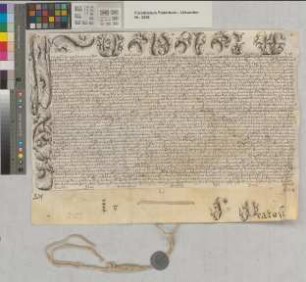 Papst Pius VI. bestätigt nach dem Tode Johann Friedrich Bernhards Grafen von Schaesberg den Freiherrn Wilhelm Joseph von Weichs als Dompropst zu Paderborn. USS
