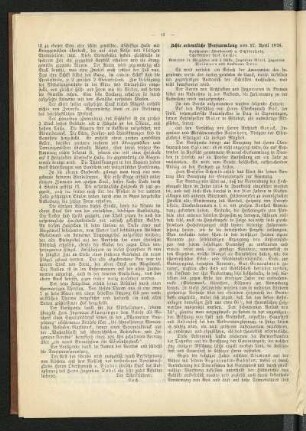 Achte ordentliche Versammlung vom 27. April 1878