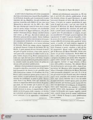Scoperta epigrafica