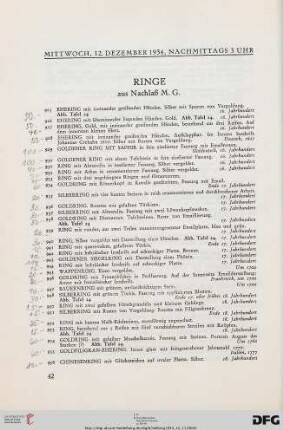 Ringe (Nr. 925-976)