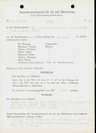 Klüppel, Otto, Dr.