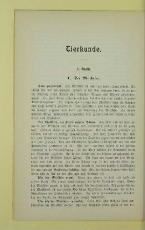 Tierkunde