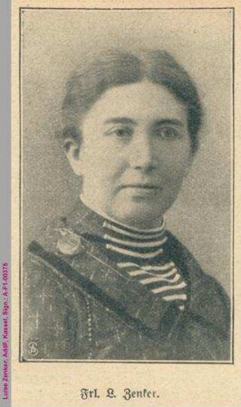 Porträt von Luise Zenker