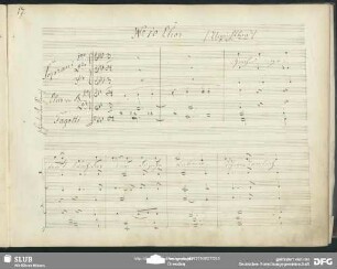 No. 10 Chor: "Ziehe getrost durch das irdische Leben"