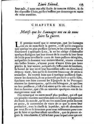 Motifs que les Sauuages ont eu de nous faire la guerre.