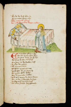 Maria Magdalena erscheint dem Königspaar