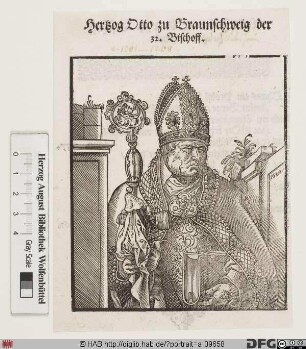 Bildnis Otto (von Braunschweig-Lüneburg), 1260(64)-79 Bischof von Hildesheim
