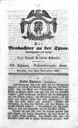 46. Stück, 14. November 1853