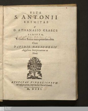 Vita S. Antonii Eremitae