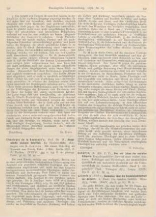 591-592 [Rezension] Chantepie de la Saussaye, D., Ausgewählte kleinere Schriften. 2 Bde