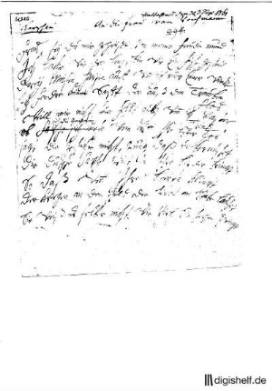 1320: Brief von Anna Louisa Karsch an ... Frau Reichmann