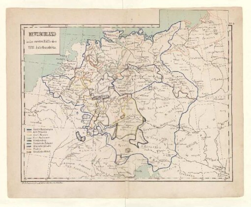 Deutschland in der zweiten Hälfte des XVIII. Jahrhunderts