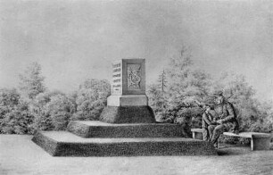 Denkmal für die Verwundung Theodor Körners am 17. Juni 1813