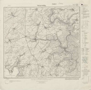 6105 (alte Nr.: 3455) Welschbillig, Meßtischblatt (4cm - Karte)