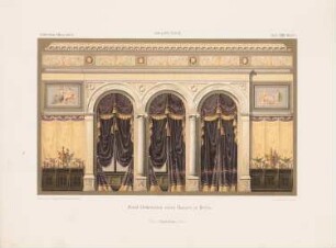 Wanddekoration, Berlin: Ansicht Innendekoration (aus: Architektonisches Skizzenbuch, H. 132/3, 1875)