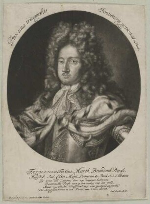 Bildnis des Fridericus Tertius March. Brandenb. Boruss.