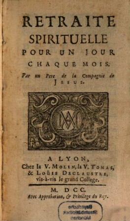 Retraite spirituelle